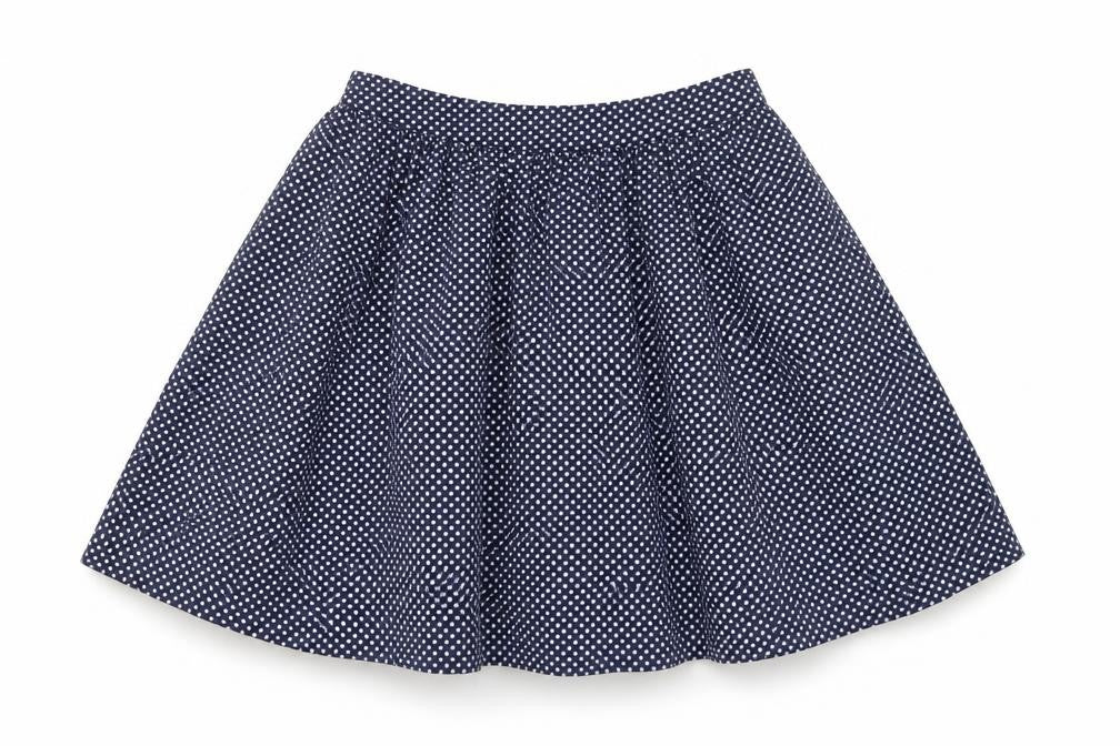 Boden Women's Blue A-Line Polka Dot Skirt Size 12