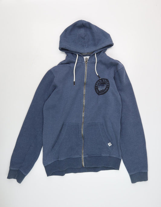 TOG24 Men's Blue Full Zip Hoodie Size S