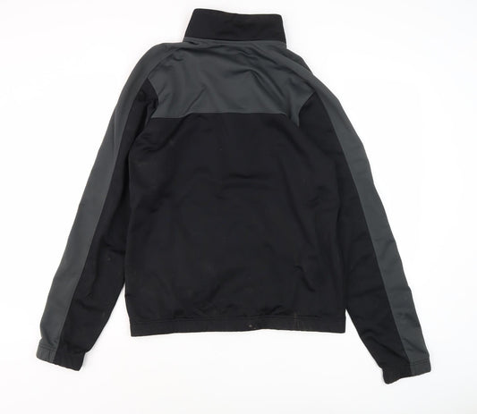 Nike Men's Black Track Jacket, Size S, Ideal for Gym & Running