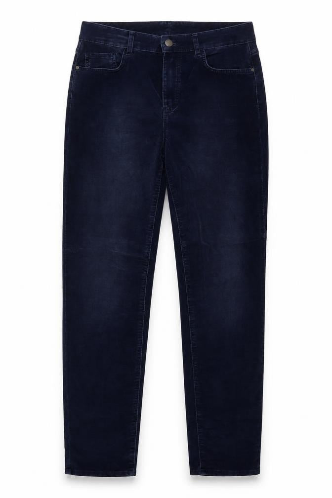 Massimo Dutti Women's Blue Trousers Size 8