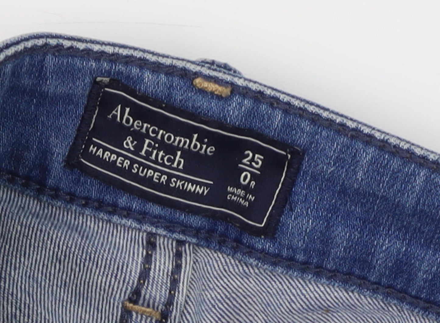 Abercrombie & Fitch Women's Blue Skinny Jeans