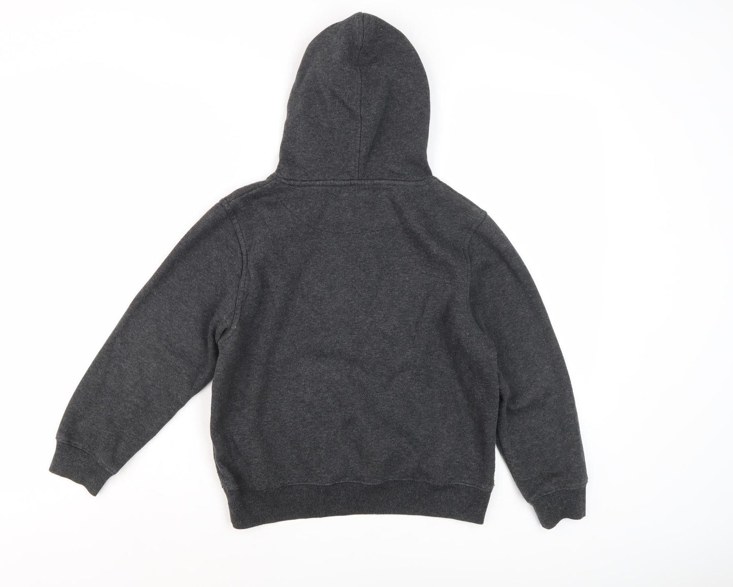 McKenzie Boys Grey Pullover Hoodie 7-8 Years, Logo Accent