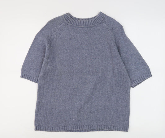 Laura Ashley Women's Blue Jumper, L, Raglan Sleeve