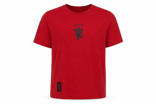 Adidas Boys Red Football T-Shirt 7-8 Years