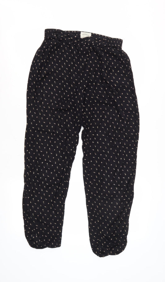 Fat Face Women's Black Pyjama Pants Size 8