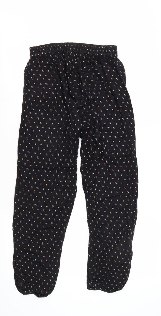 Fat Face Women's Black Pyjama Pants Size 8