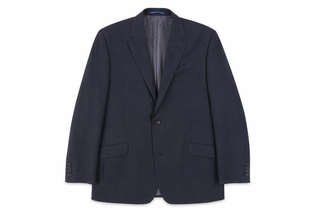 Mens 44 Chest Regular Daniel Hechter Blue Two-Button Blazer