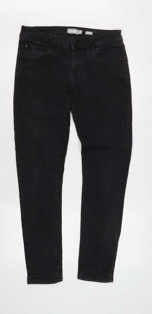 Bench Men's Black Skinny Jeans 30W 32L - Stylish & Comfortable