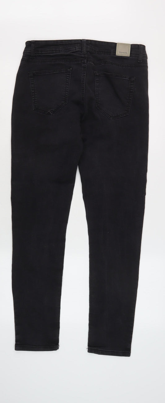 Bench Men's Black Skinny Jeans 30W 32L - Stylish & Comfortable