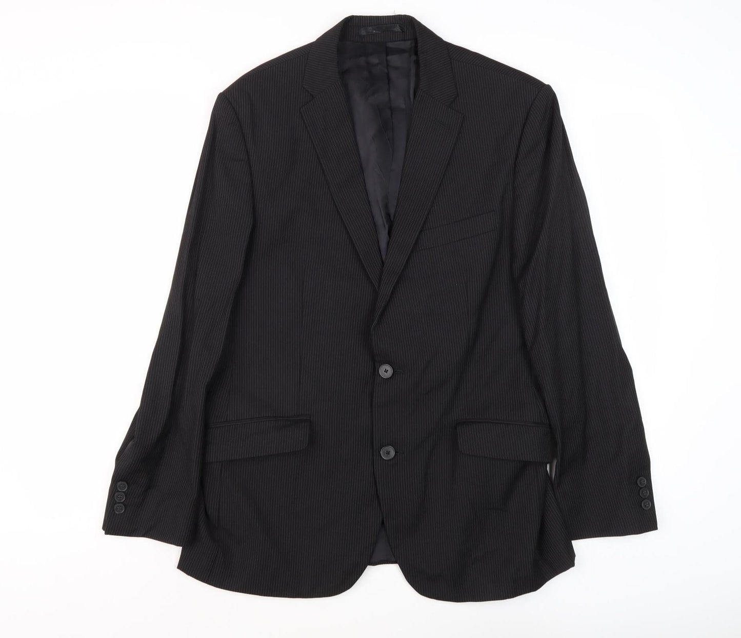 Jeff Banks Men's Black Slim Fit Suit Jacket 40S