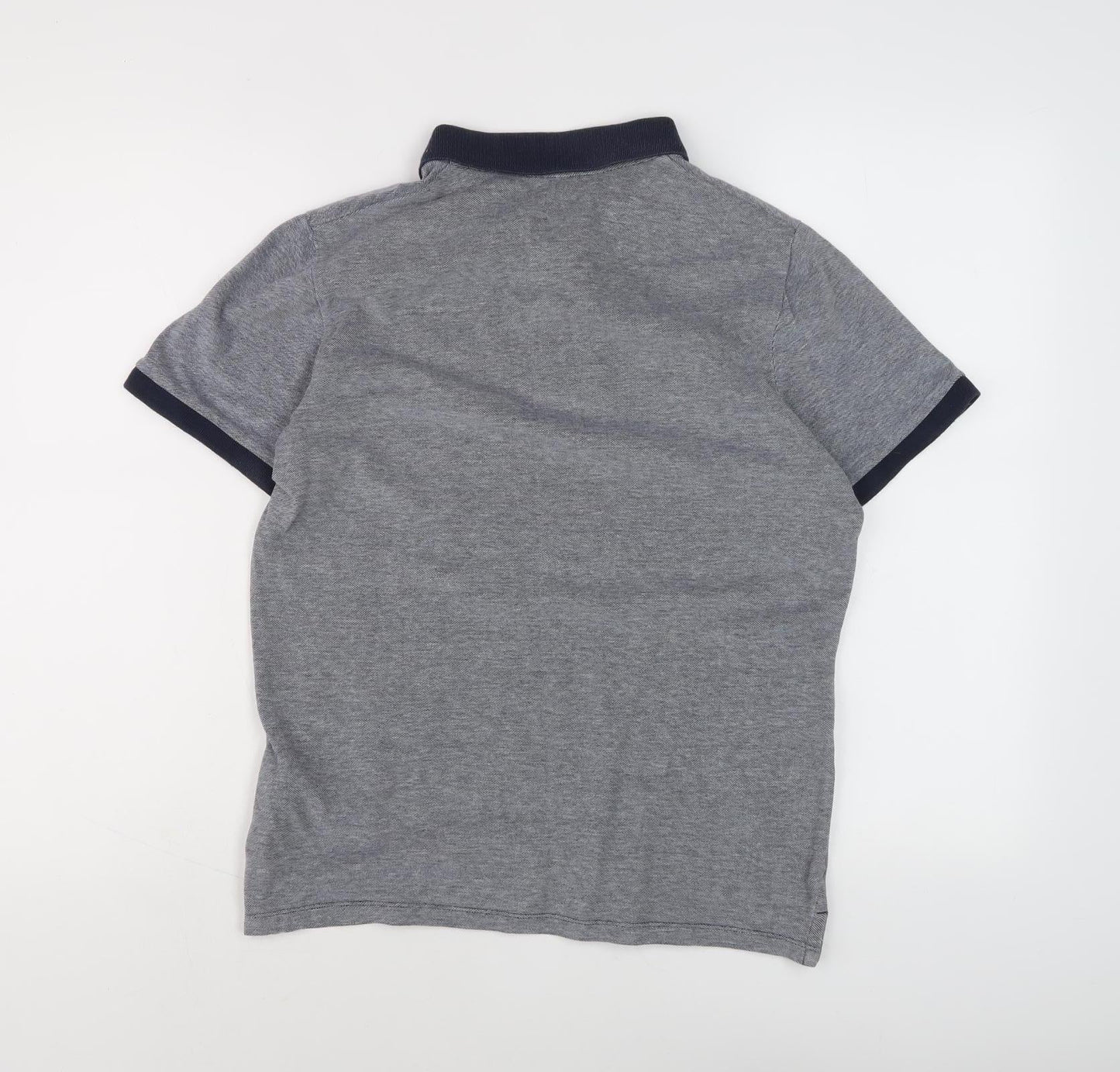 Jack & Jones Men's Grey Polo Shirt S Short Sleeve