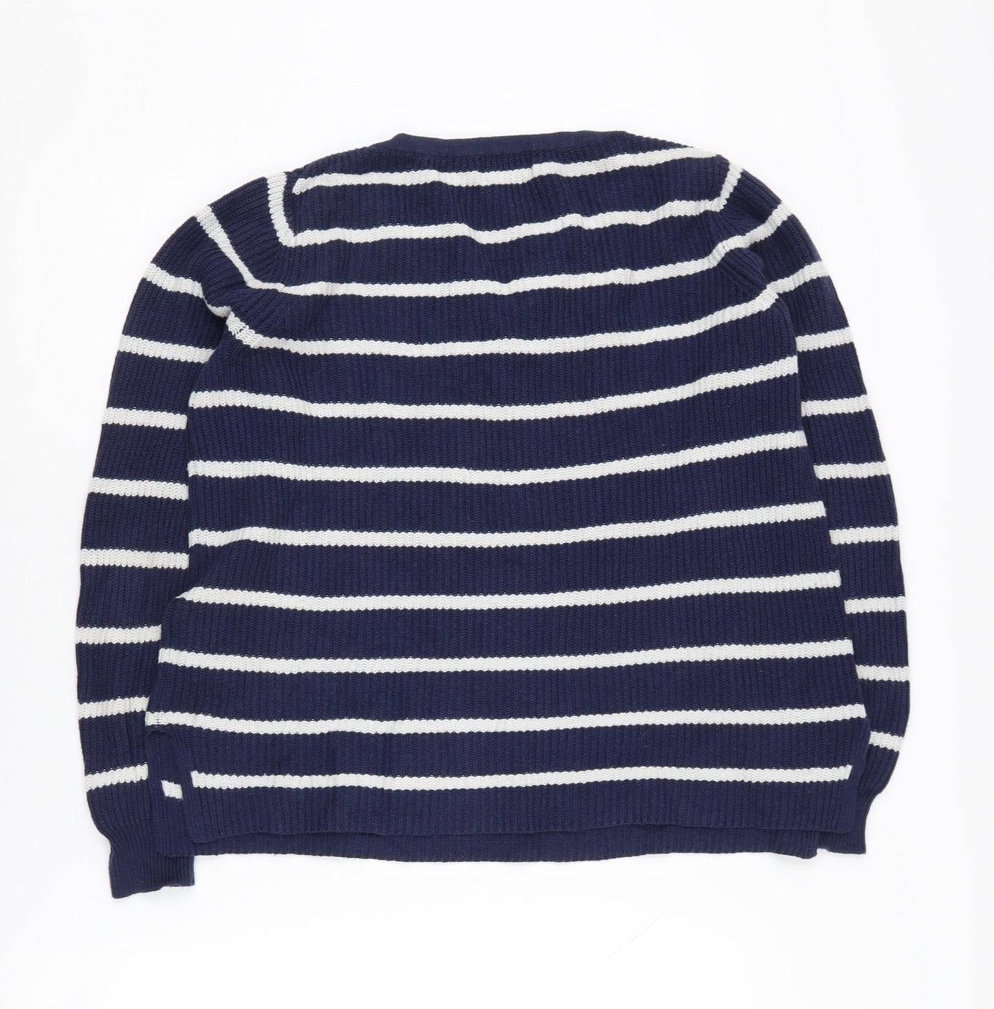 Old Navy Women's Blue Striped Pullover Jumper S