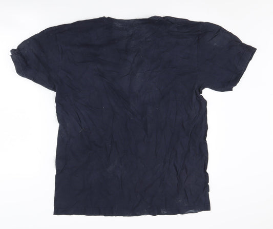 Adidas Men's Black Logo T-Shirt, Size L