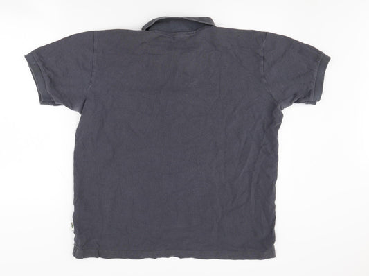 Lacoste Men's Grey XL Cotton Polo Shirt