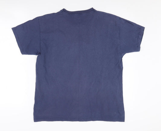 New Balance Men's Blue Graphic Sports T-Shirt L