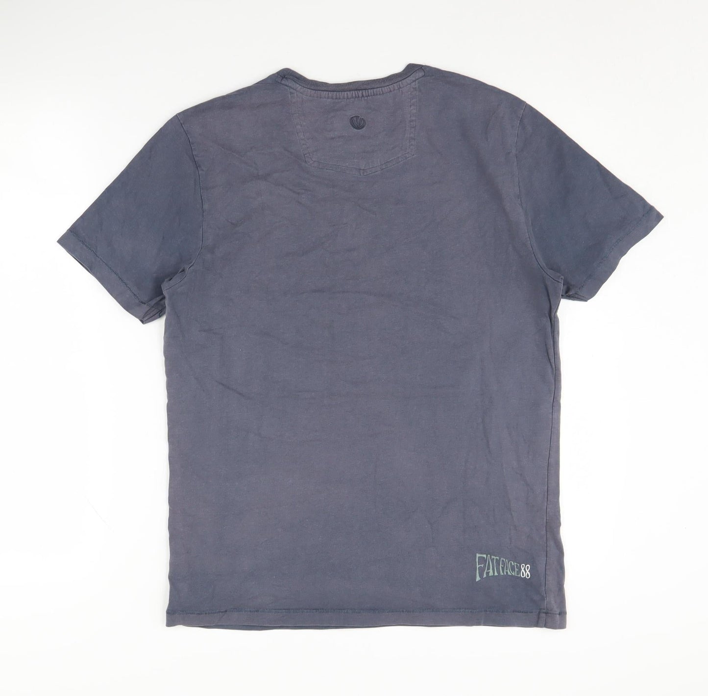 Fat Face Men's Blue Graphic Print T-Shirt S