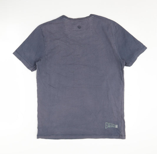 Fat Face Men's Blue Graphic Print T-Shirt S