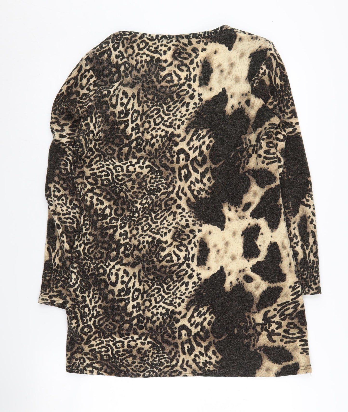 Alexara Women's Multicoloured Animal Print Jumper L