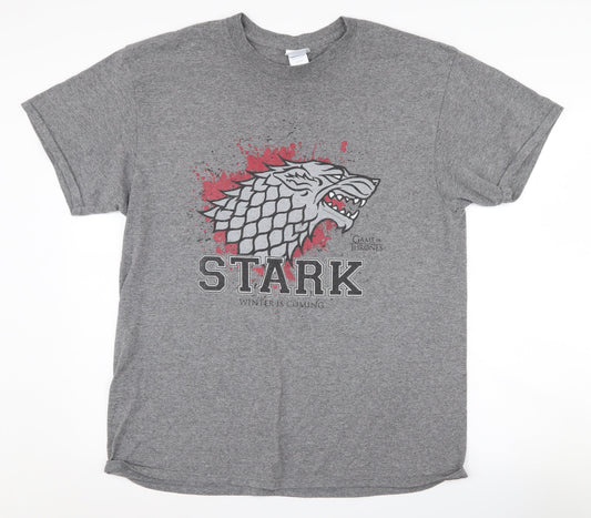 Game of Thrones Stark Grey T-Shirt L Unisex