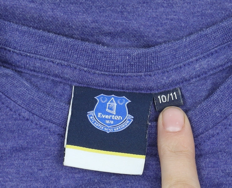 Everton Boys Blue Graphic T-Shirt, Size 10-11 Years