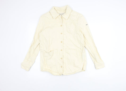 Superdry Women's Ivory Cotton Mid-Length Jacket