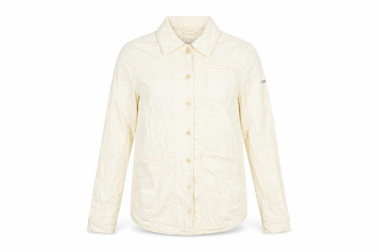 Womens UK Size 8 Regular Superdry Ivory Cotton Jacket