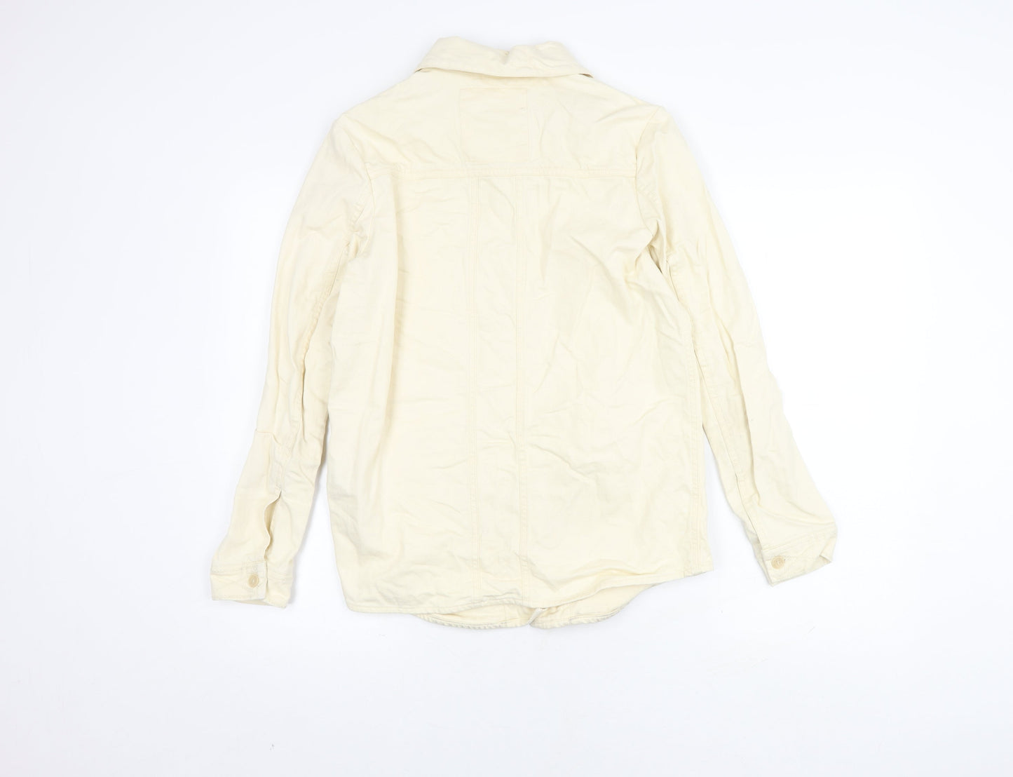 Superdry Women's Ivory Cotton Mid-Length Jacket