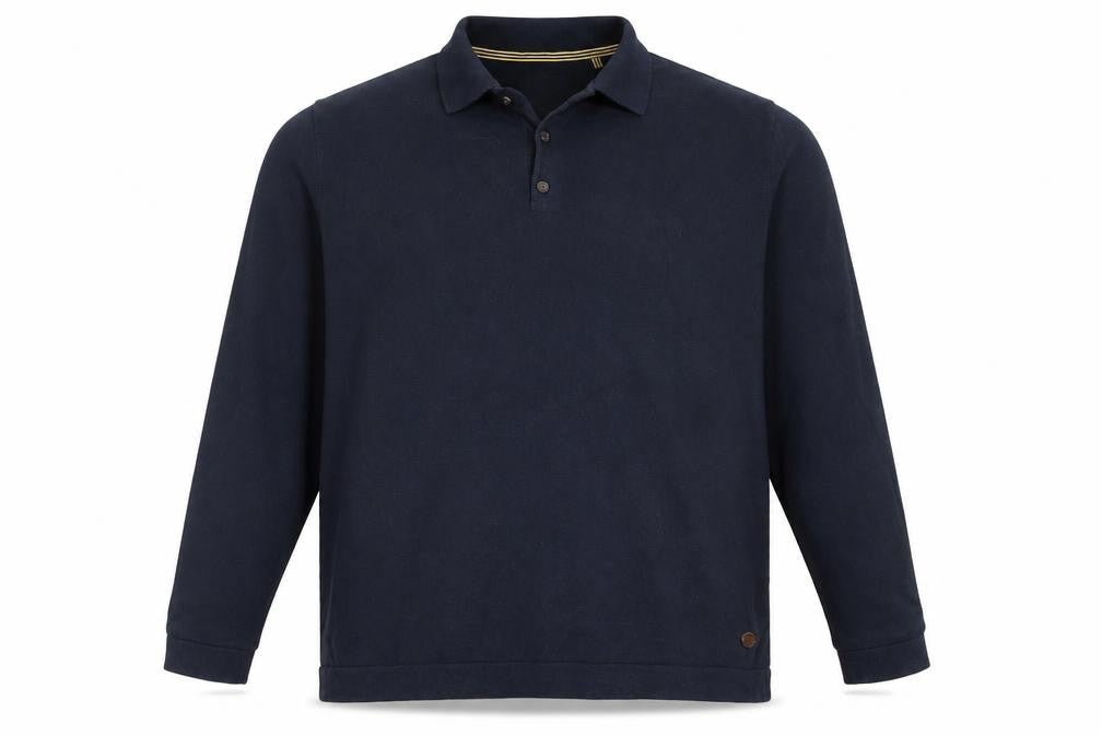 Hammond & Co. Men's Blue XL Long Sleeve Polo