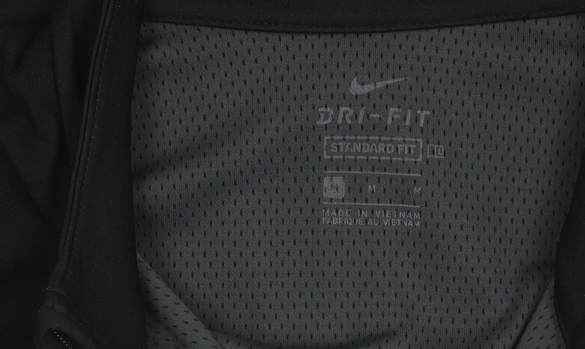 Nike Unisex Black Medium Basic Jacket for Gym