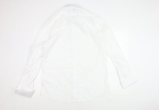 Charles Tyrwhitt Men's White Slim Fit Dress Shirt