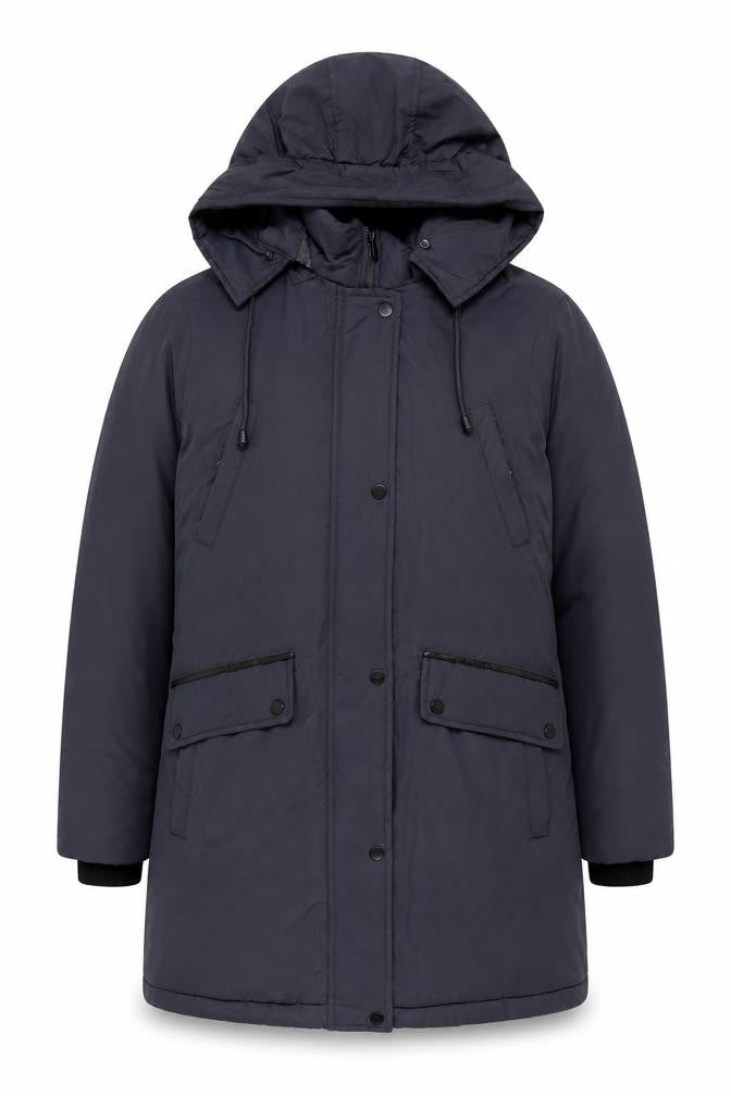 Maine New England Women's Blue Parka Coat Size 12