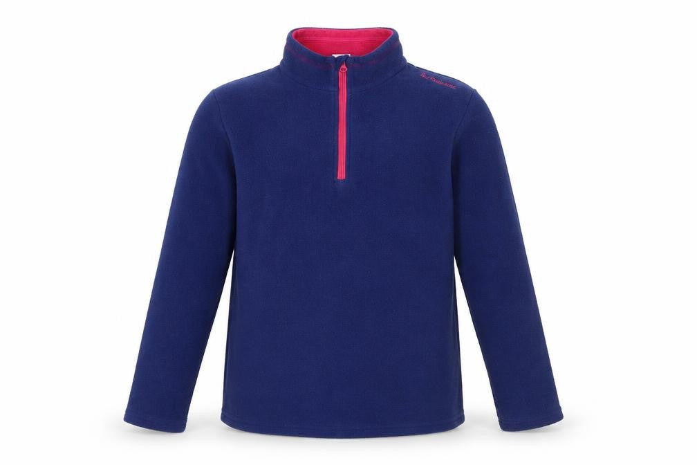 Decathlon Blue Fleece Henley Kids Sweatshirt - Size 14 Years