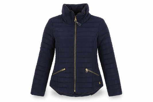 Womens UK Size 8 Regular Joules Blue Polyester Jacket