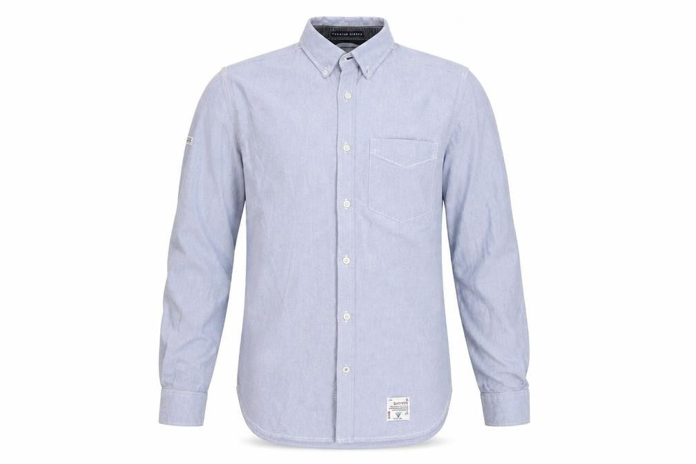 SuperDry Men's Blue Oxford Vintage Button-Up Shirt