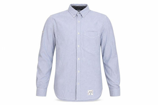 SuperDry Men's Blue Oxford Vintage Button-Up Shirt