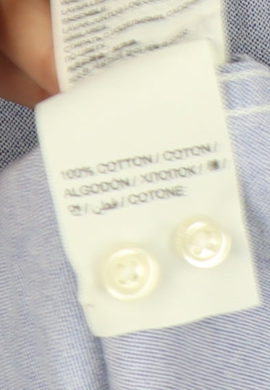 SuperDry Men's Blue Oxford Vintage Button-Up Shirt