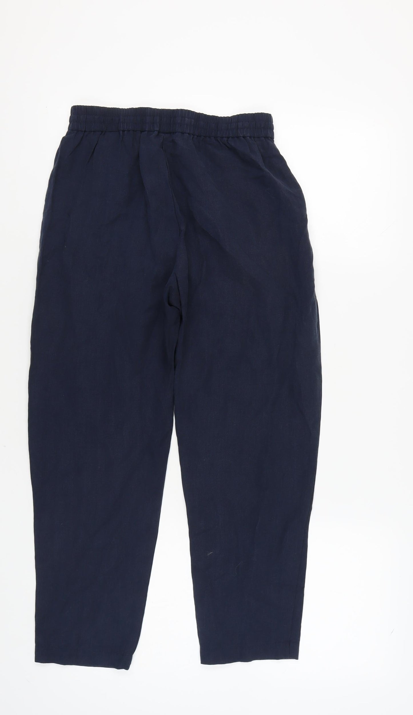 Marks and Spencer Women's Blue Relaxed Trousers