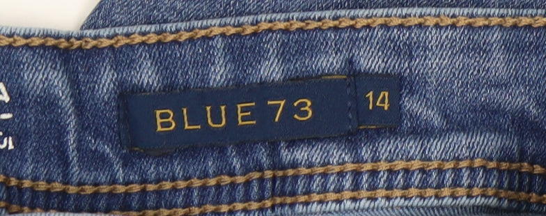 BLUE 73 Women's Blue Denim Jeans Size 14