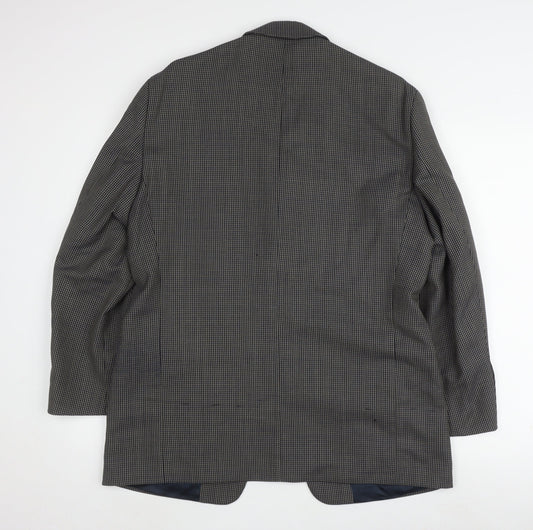 Van Gils Men's Grey Check Blazer 38S Classic Jacket