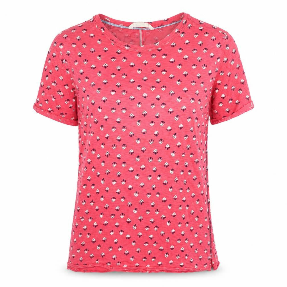 Womens UK Size 8 White Stuff Pink 100% Cotton T-Shirt
