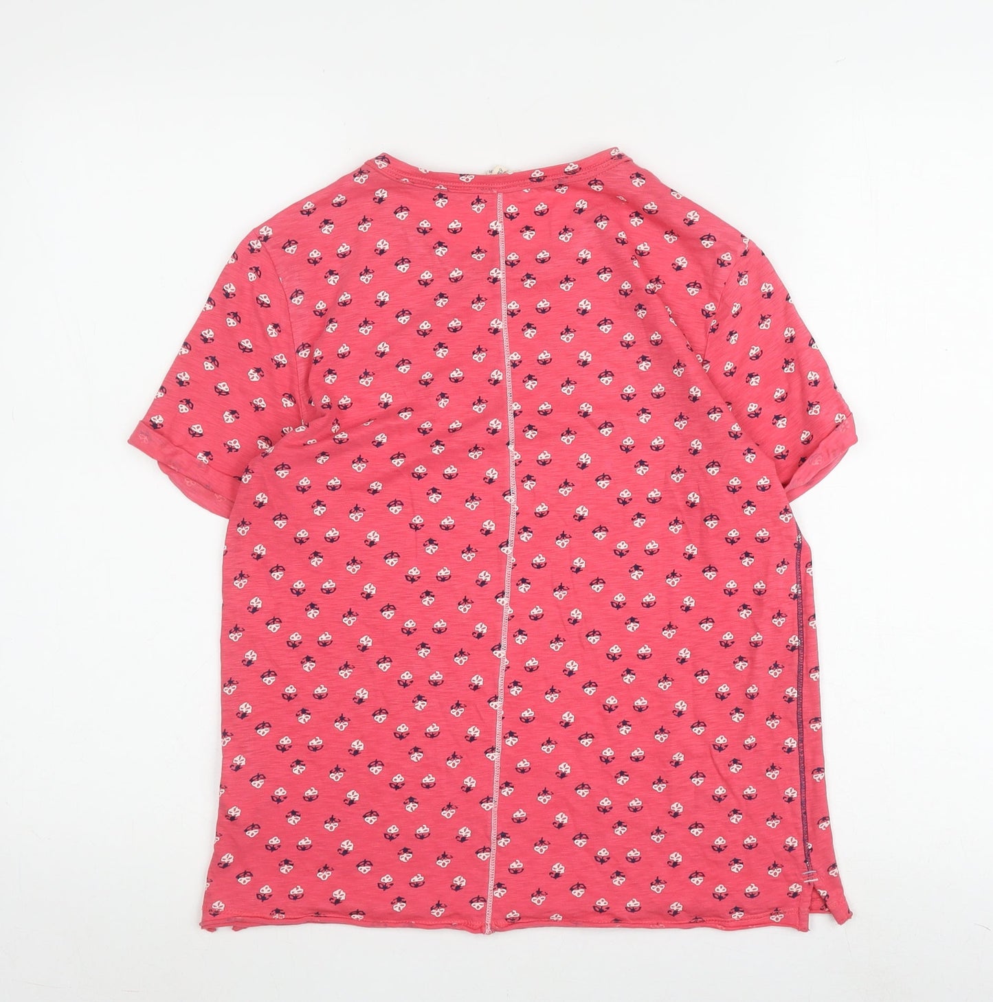 White Stuff Women's Pink Floral T-Shirt, Size 8