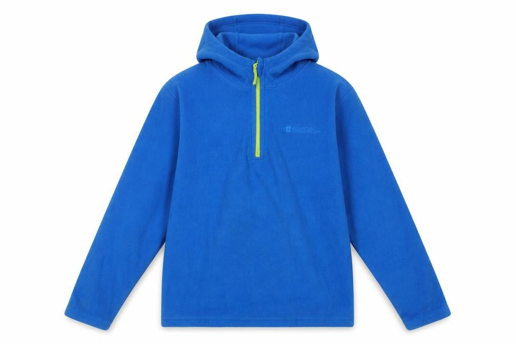 Mountain Warehouse Boys Blue Fleece Hoodie, Pullover, 9-10 Years