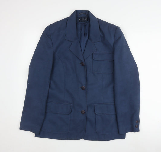 Alexon Women’s Blue Blazer Size 12 Business Classic Fit