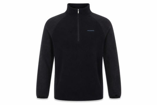 Craghoppers Men's Black 2XL High Neck 1/2 Zip Jumper