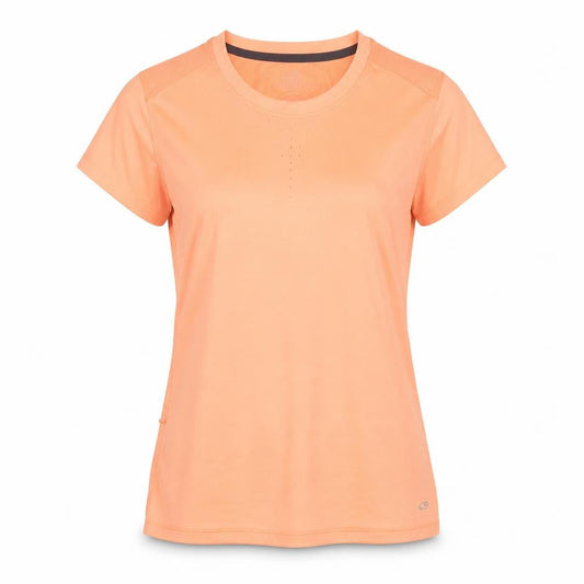 Champion Women's Orange Short Sleeve Pullover Top