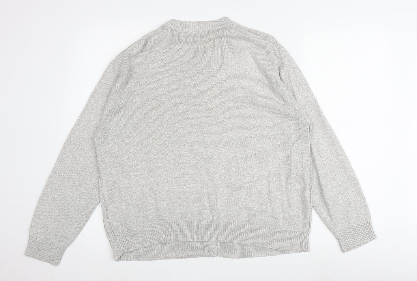 Honor Millburn Grey Women's L Cardigan, Button Accents