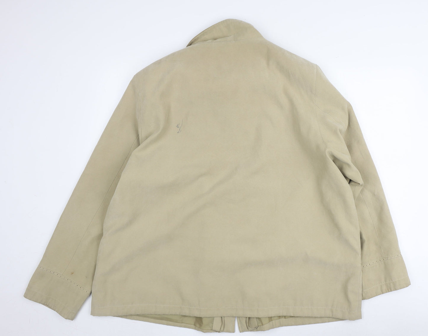 Nuage Women's Beige Mid-Length Jacket Size 22