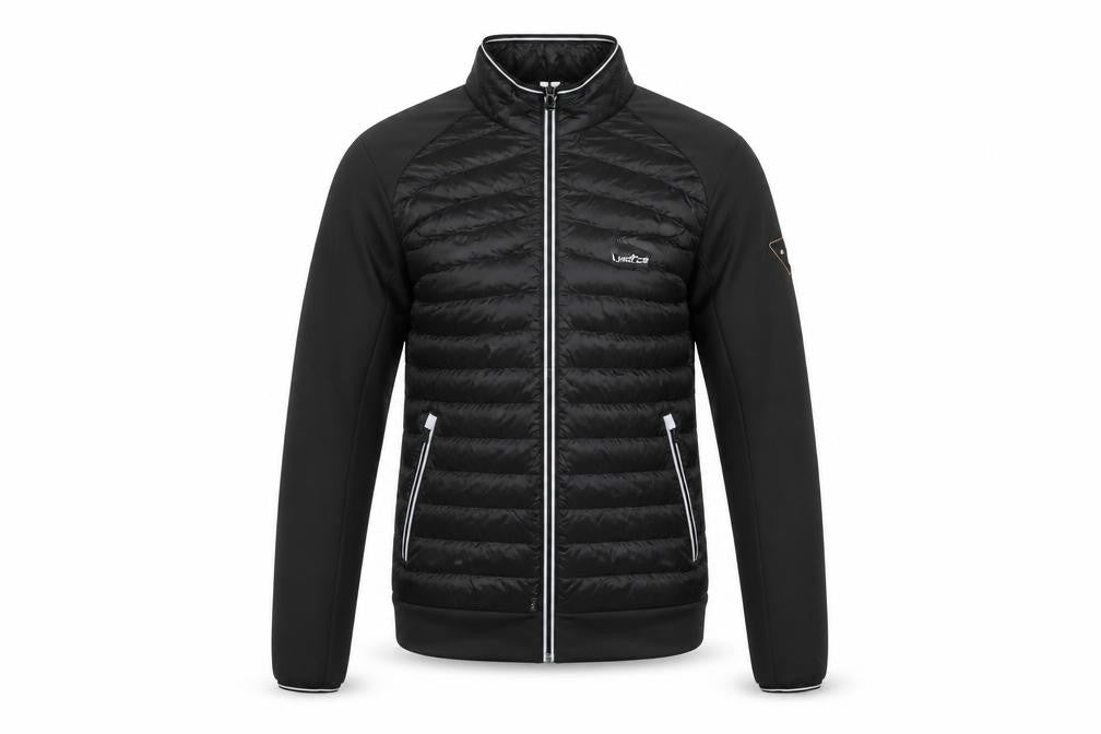 Decathlon Men's Black Basic Jacket, Size L, Gym Style