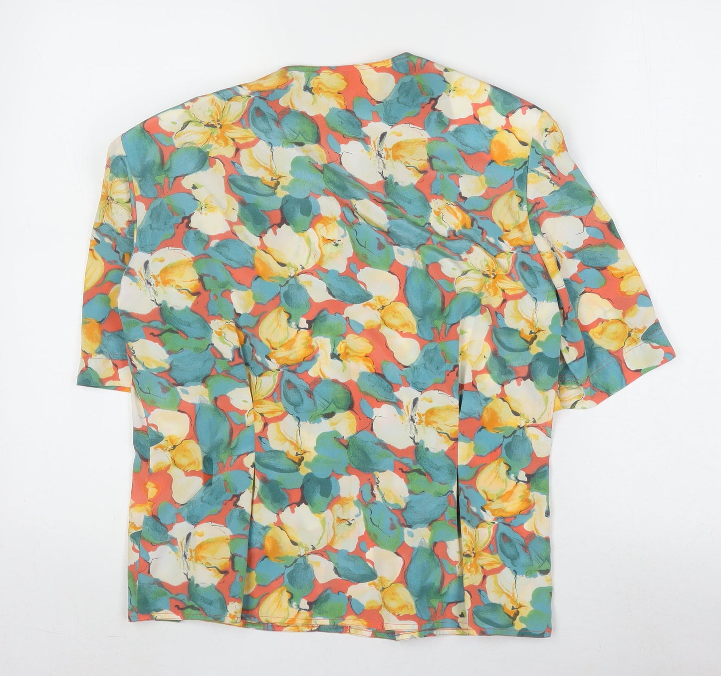 Viyella Women's Multicoloured Floral Tunic Blouse Size 12