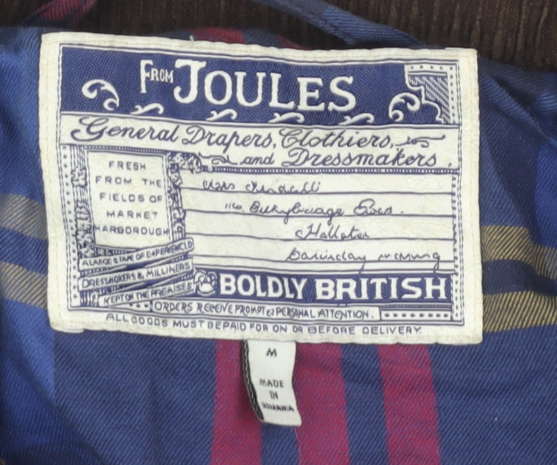 Joules Men's Blue Mid-Length Jacket Size M